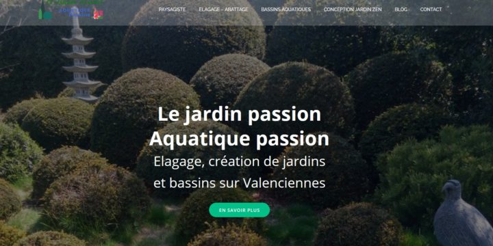 Refonte du site Internet de la société Le Jardin Passion Aquatique Passion