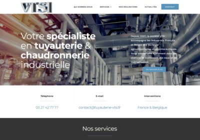 Refonte du site internet de la société VTSI
